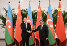 Azərbaycan Prezidenti İlham Əliyev Çin Dövlət Şurasının Baş naziri ilə görüşüb Azərbaycan Respublikasının Prezidenti İlham Əliyev aprelin 23-də Pekində Çin Xalq Respublikasının Dövlət Şurasının Baş naziri Li Çianq ilə görüşüb