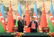 Azərbaycan Respublikası ilə Çin Xalq Respublikası arasında hərtərəfli strateji tərəfdaşlıq əlaqələrinin qurulması haqqında Birgə Bəyanat imzalanıb Azərbaycan Respublikasının Prezidenti İlham Əliyev və Çin Xalq Respublikasının Sədri Si Cinpin