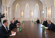 Prezident İlham Əliyev Türkiyənin enerji və təbii sərvətlər nazirini qəbul edib Azərbaycan Respublikasının Prezidenti İlham Əliyev aprelin 4-də Cənub Qaz Dəhlizi Məşvərət Şurası çərçivəsində nazirlərin 11-ci və Yaşıl Enerji Məşvərət Şurası çərçivəsində nazirlərin 3-cü iclaslarında iştirak edən Türkiyə Respublikasının enerji və təbii sərvətlər naziri Alparslan Bayraktarı qəbul edib