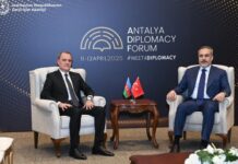 Azərbaycanla Türkiyə arasında müttəfiqlik gündəliyində duran məsələlər müzakirə olunub Azərbaycanın xarici işlər naziri Ceyhun Bayramov Antalya Diplomatiya Forumunda iştirakı çərçivəsində Türkiyə xarici işlər naziri Hakan Fidan ilə görüşüb