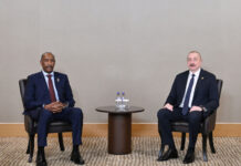 Prezident İlham Əliyevin Antalyada Sudanın Suveren Keçid Şurasının Sədri ilə görüşü olub Azərbaycan Respublikasının Prezidenti İlham Əliyevin aprelin 11-də Antalyada Sudan Respublikasının Suveren Keçid Şurasının Sədri Abdel Fattah Al-Burhan Abdelrahman Al-Burhan ilə görüşü