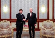 Türkiyə – Azərbaycan – Gürcüstan parlamentləri arasında üçtərəfli əməkdaşlıq mexanizmi yaradılacaq Türkiyə Böyük Millət Məclisinin (TBMM) sədri Numan Kurtulmuş və Gürcüstan Parlamenti sədri Şalva Papuaşvili