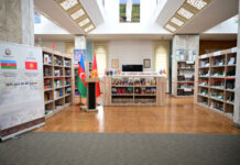 Qırğızıstan Milli Kitabxanasında “Azərbaycan ədəbiyyatı guşəsi” açılıb Qırğızıstan Milli Kitabxanasında “Azərbaycan ədəbiyyatı guşəsi”