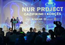 Albaniyada SOCAR-ın Korçanın qazlaşdırma layihəsinin təqdimatı olub Energetika naziri Pərviz Şahbazov Albaniyanın Korça şəhərinin qazlaşdırma layihəsi-Nur layihəsinin təqdimatına həsr olunmuş tədbirdə