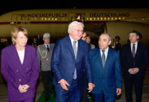 Almaniya Prezidenti Frank-Valter Ştaynmayer Azərbaycana rəsmi səfərə gəlib Almaniya Federativ Respublikasının Prezidenti Frank-Valter Ştaynmayer