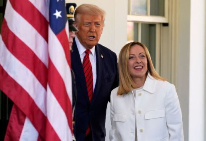 ABŞ Prezidenti Donald Tramp və İtaliyanın Baş naziri Corciya Meloni