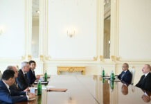 Prezident İlham Əliyev Alman İqtisadiyyatının Şərq Komitəsinin sədrini qəbul edib Azərbaycan Respublikasının Prezidenti İlham Əliyev mayın 30-da Alman İqtisadiyyatının Şərq Komitəsinin sədri Mixael Harmsı qəbul edib