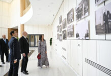 Prezident İlham Əliyev və birinci xanım Mehriban Əliyeva Ağdam Muğam Mərkəzinin açılışında iştirak ediblər Prezident İlham Əliyev və birinci xanım Mehriban Əliyeva Ağdam Muğam Mərkəzinin açılışında iştirak ediblər