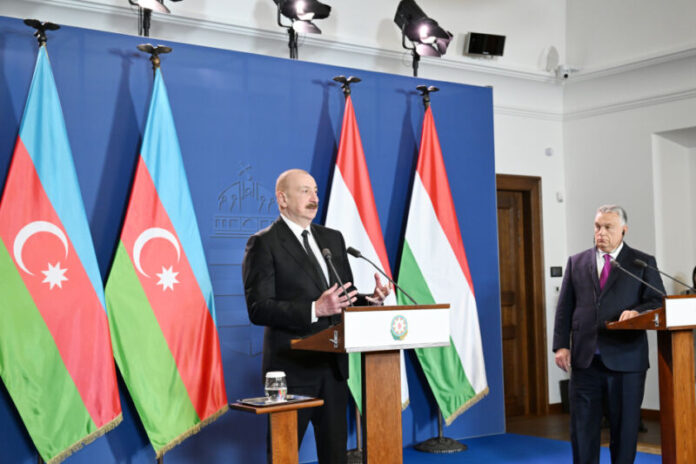 Azərbaycan Respublikasının Prezidenti İlham Əliyev və Macarıstanın Baş naziri Viktor Orban