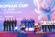 Azərbaycanın qrup hərəkətləri komandası Avropa Kubokunda qızıl medal qazanıb Azərbaycanın bədii gimnastika üzrə qrup hərəkətləri komandası