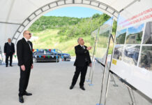 Prezident İlham Əliyev Bakı-Qəbələ avtomobil yolunun Muğanlı-İsmayıllı-Qəbələ hissəsində görülən işlərlə tanış olub Prezident İlham Əliyev Bakı-Qəbələ avtomobil yolunun Muğanlı-İsmayıllı-Qəbələ hissəsində görülən işlərlə tanış olub