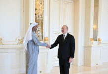 Prezident İlham Əliyev Birləşmiş Ərəb Əmirliklərinin iş adamlarından ibarət nümayəndə heyətini qəbul edib Azərbaycan Respublikasının Prezidenti İlham Əliyev mayın 29-da “International Holding Company”nin baş icraçı və idarəedici direktoru Seyid Basar Şuebin rəhbərlik etdiyi Birləşmiş Ərəb Əmirliklərindən olan iş adamlarından ibarət nümayəndə heyətini qəbul edib