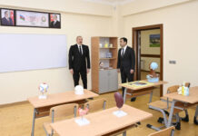 Prezident İlham Əliyev İsmayıllı şəhərində “Talıstan” liseyinin binasının açılışında iştirak edib Prezident İlham Əliyev İsmayıllı şəhərində “Talıstan” liseyinin binasının açılışında iştirak edib