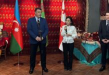 Tbilisidə Azərbaycan və Türkmənistan xalçalarının sərgisi açılıb Tbilisidə Azərbaycan və Türkmənistan xalçalarının sərgisi açılıb
