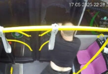 Yasamal rayonunda marşrut avtobusunun şüşəsini sındıran şəxs saxlanılıb Qurbanov Ruslan