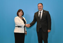 Sahibə Qafarova Şimali Kipr Türk Cümhuriyyəti Məclisinin sədri ilə görüşüb İyunun 11-də Milli Məclisin sədri Sahibə Qafarova Qazaxıstanın paytaxtı Astanada Türk Dövlətləri Parlament Assambleyasının XIV plenar iclası çərçivəsində Şimali Kipr Türk Cümhuriyyəti (ŞKTC) Məclisinin sədri Ziya Öztürkler ilə görüşüb