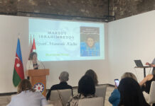 İstanbulda Maqsud İbrahimbəyovun türk dilində nəşr olunmuş romanının ictimaiyyətə təqdimatı edilib “Qara paltarlı qadın” (Siyah montlu kadın) romanı