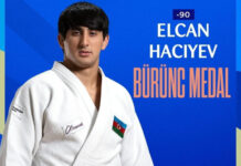 Dünya çempionatı: Azərbaycan cüdoçusu bürünc medal qazanıb Azərbaycan cüdoçusu Elcan Hacıyev
