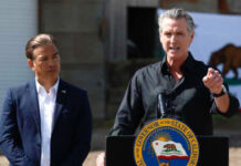 Los-Ancelesdə miqrantların etiraz aksiyası kəskinləşib Kaliforniya ştatının qubernatoru Qevin Nyusom