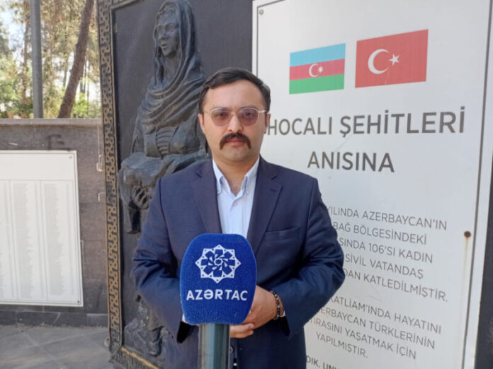 “Kahramanmaraşın Azərbaycan Təhsil, Mədəniyyət və Həmrəylik Cəmiyyəti”nin rəhbəri Tural Şahbazlı 