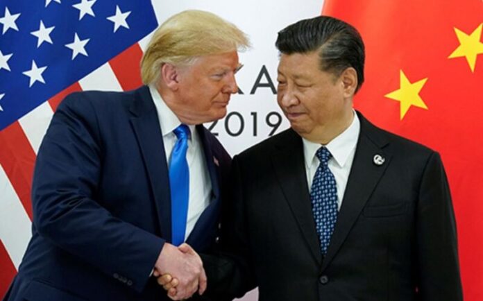 ABŞ prezidenti Donald Tramp və Çin Xalq Respublikasının Sədri Si Cinpin