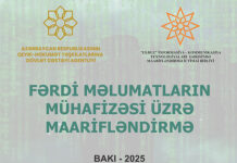 “Fərdi məlumatların mühafizəsi üzrə maarifləndirmə” layihəsinin icrasına start verildi “Fərdi məlumatların mühafizəsi üzrə maarifləndirmə” layihəsi