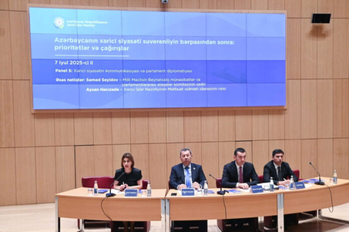 “Xarici siyasətin kommunikasiyası və parlament diplomatiyası” mövzusunda beşinci paneli