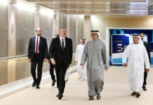 Prezident İlham Əliyev Birləşmiş Ərəb Əmirliklərinə işgüzar səfərə gəlib Prezident İlham Əliyev Birləşmiş Ərəb Əmirliklərinə işgüzar səfərə gəlib