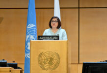 Sahibə Qafarova Parlament Sədrlərinin VI Dünya Konfransında çıxış edib Milli Məclisin sədri Sahibə Qafarova