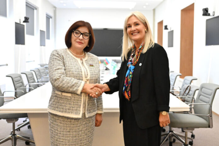 Milli Məclisin sədri Sahibə Qafarova İsveçrə Konfederasiyasının Cenevrə şəhərinə işgüzar səfəri çərçivəsində iyulun 30-da İrlandiya Parlamenti Nümayəndələr Palatasının sədri Verona Mörfi və Moldova Parlamentinin sədri İqor Qrosu ilə görüşlər keçirib