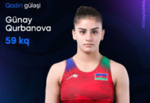 Azərbaycan güləşçisi Avropa çempionatının finalına yüksəlib Günay Qurbanova