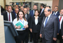 Şimali Kipr Türk Cümhuriyyətinin Prezidenti AzTU-nun Kitabxana İnformasiya Mərkəzi ilə tanış olub Şimali Kipr Türk Cümhuriyyətinin Prezidenti AzTU-nun Kitabxana İnformasiya Mərkəzi ilə tanış olub