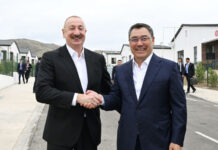 Azərbaycan və Qırğızıstan prezidentləri Ağdam rayonunun Xıdırlı kəndinin 1-ci mərhələsinin açılışında iştirak ediblər Azərbaycan və Qırğızıstan prezidentləri Ağdam rayonunun Xıdırlı kəndinin 1-ci mərhələsinin açılışında iştirak ediblər