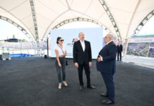 Gəncə şəhərində bazalt məhsullarının istehsalı müəssisəsinin təməli qoyulub Gəncə şəhərində bazalt məhsullarının istehsalı müəssisəsinin təməli qoyulub