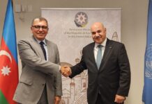 Azərbaycanla İraq arasında ikitərəfli məsələlər müzakirə olunub Azərbaycanın BMT yanında daimi nümayəndəsi, səfir Tofiq Musayev İraqın təşkilatdakı yeni daimi nümayəndəsi Lukman Feyli ilə görüşüb