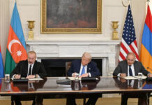 Türk Mədəniyyəti və İrsi Fondu Vaşinqtonda Azərbaycan ilə Ermənistan arasında Birgə Bəyannamənin imzalanmasını alqışlayıb Azərbaycan ilə Ermənistan arasında Birgə Bəyannamənin imzalanması