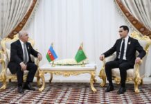 Türkmənistan Prezidenti Azərbaycanın Baş nazirini qəbul edib Azərbaycanın Baş naziri Əli Əsədov avqustun 5-də Türkmənistan Prezidenti Sərdar Berdiməhəmmədov ilə görüşüb