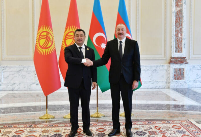 Azərbaycan Prezidenti İlham Əliyev və Qırğız Respublikasının Prezidenti Sadır Japarov