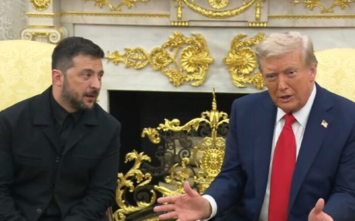 Vaşinqtonda ABŞ və Ukrayna prezidentləri Donald Trampla Volodimir Zelenski görüşüb