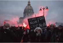 Fransada etiraz aksiyalarında 300-dən çox insan saxlanılıb Fransa