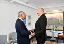 Azərbaycan Prezidenti İlham Əliyev Nyu-Yorkda Portuqaliya Prezidenti ilə görüşüb Sentyabrın 24-də Nyu-Yorkda Azərbaycan Respublikasının Prezidenti İlham Əliyev Portuqaliya Respublikasının Prezidenti Marselo Rebelo de Souza ilə görüşüb