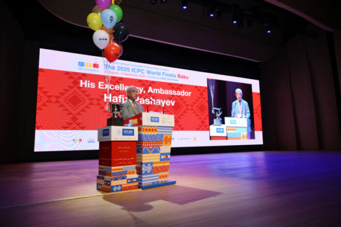 Bakıda Beynəlxalq Universitetlərarası Proqramlaşdırma Müsabiqəsinin dünya finalının açılış mərasimi keçirilib