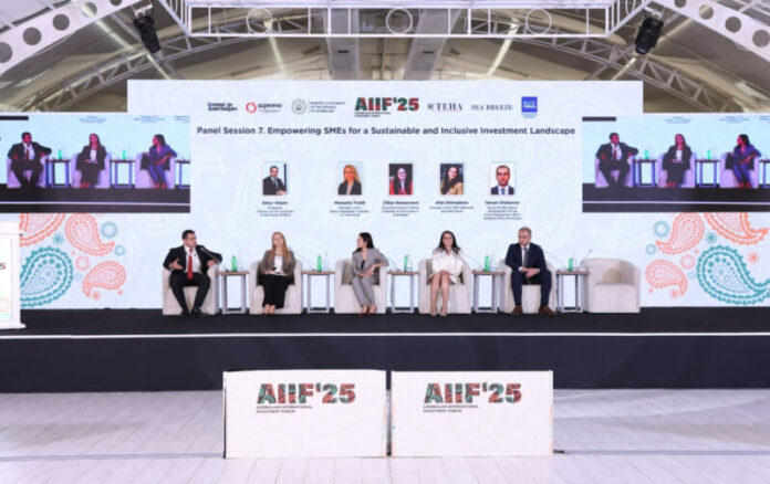 I Azərbaycan Beynəlxalq İnvestisiya Forumu çərçivəsində KOB-un inkişafına həsr olunmuş panel sessiya keçirilib