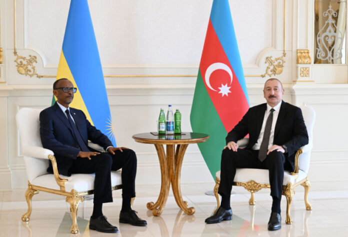 Azərbaycan Respublikasının Prezidenti İlham Əliyevin Ruanda Respublikasının Prezidenti Pol Kaqame ilə təkbətək görüşü