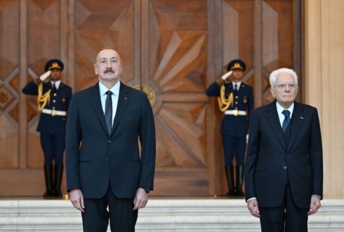Azərbaycan Prezidenti İlham Əliyev və İtaliya Prezidenti Sercio Mattarella