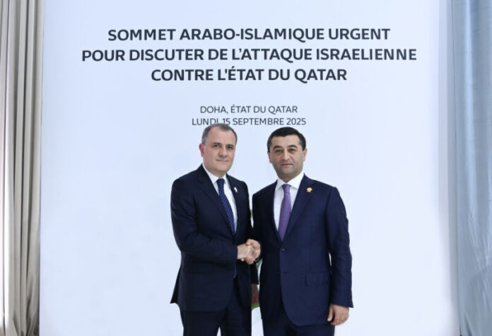 Azərbaycanın xarici işlər naziri Ceyhun Bayramov və  Özbəkistan Respublikasının xarici işlər naziri Baxtiyor Saidov Azərbaycanın xarici işlər naziri Ceyhun Bayramov və Özbəkistan Respublikasının xarici işlər naziri Baxtiyor Saidov