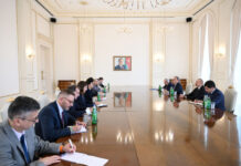 Prezident İlham Əliyev Avropa İttifaqının Genişlənmə üzrə komissarını qəbul edib Avropa İttifaqının Genişlənmə üzrə komissarı Marta Kos