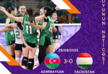 Azərbaycanın voleybol millisi III MDB Oyunlarına qələbə ilə başlayıb Azərbaycanın voleybol millisi