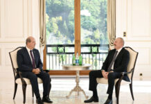 Azərbaycan Prezidenti İlham Əliyev Qəbələdə Şimali Kipr Türk Cümhuriyyətinin Prezidenti ilə görüşüb Azərbaycan Respublikasının Prezidenti İlham Əliyev oktyabrın 6-da Qəbələdə Şimali Kipr Türk Cümhuriyyətinin Prezidenti Ersin Tatar ilə görüşüb