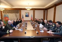 ABŞ Mərkəzi Komandanlığı Azərbaycana Əfqanıstandakı missiyasına görə minnətdarlıq edib Azərbaycanın müdafiə naziri general-polkovnik Zakir Həsənov ABŞ Mərkəzi Komandanlığının komandanı və Hərbi Dəniz Qüvvələrinin admiralı Bred Kuperin rəhbərlik etdiyi nümayəndə heyəti ilə görüşüb